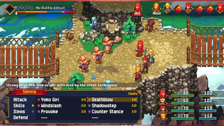 Turn-based action in a beautiful environment.